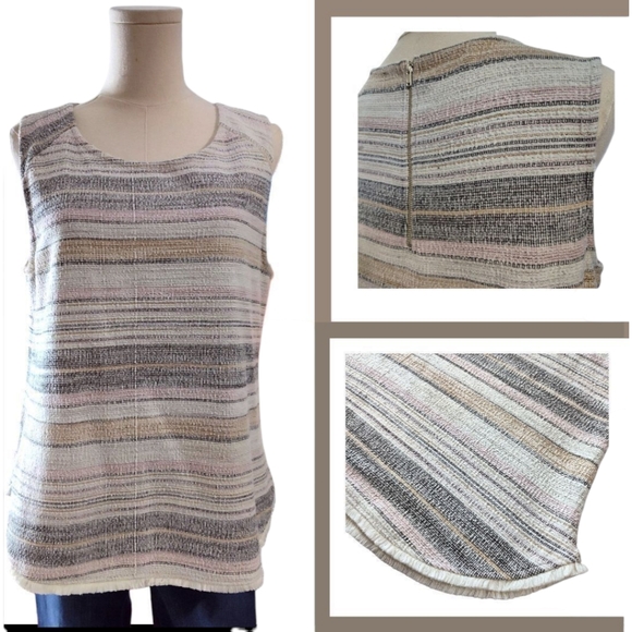W5 Tops - Anthropologie W5 Sleeveless Knit Top Womens large